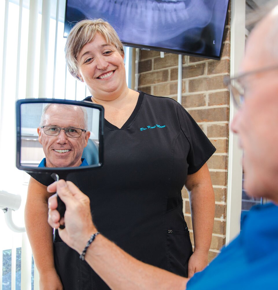 dr kari mann with jon after smile makeover