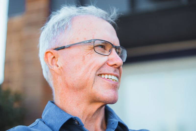 joe with relief from tooth pain